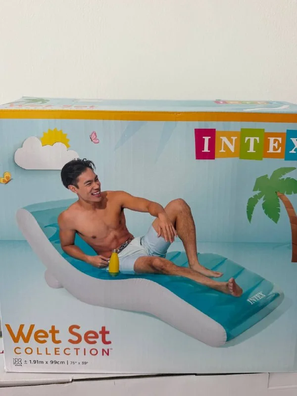 Надувной лежак Intex
