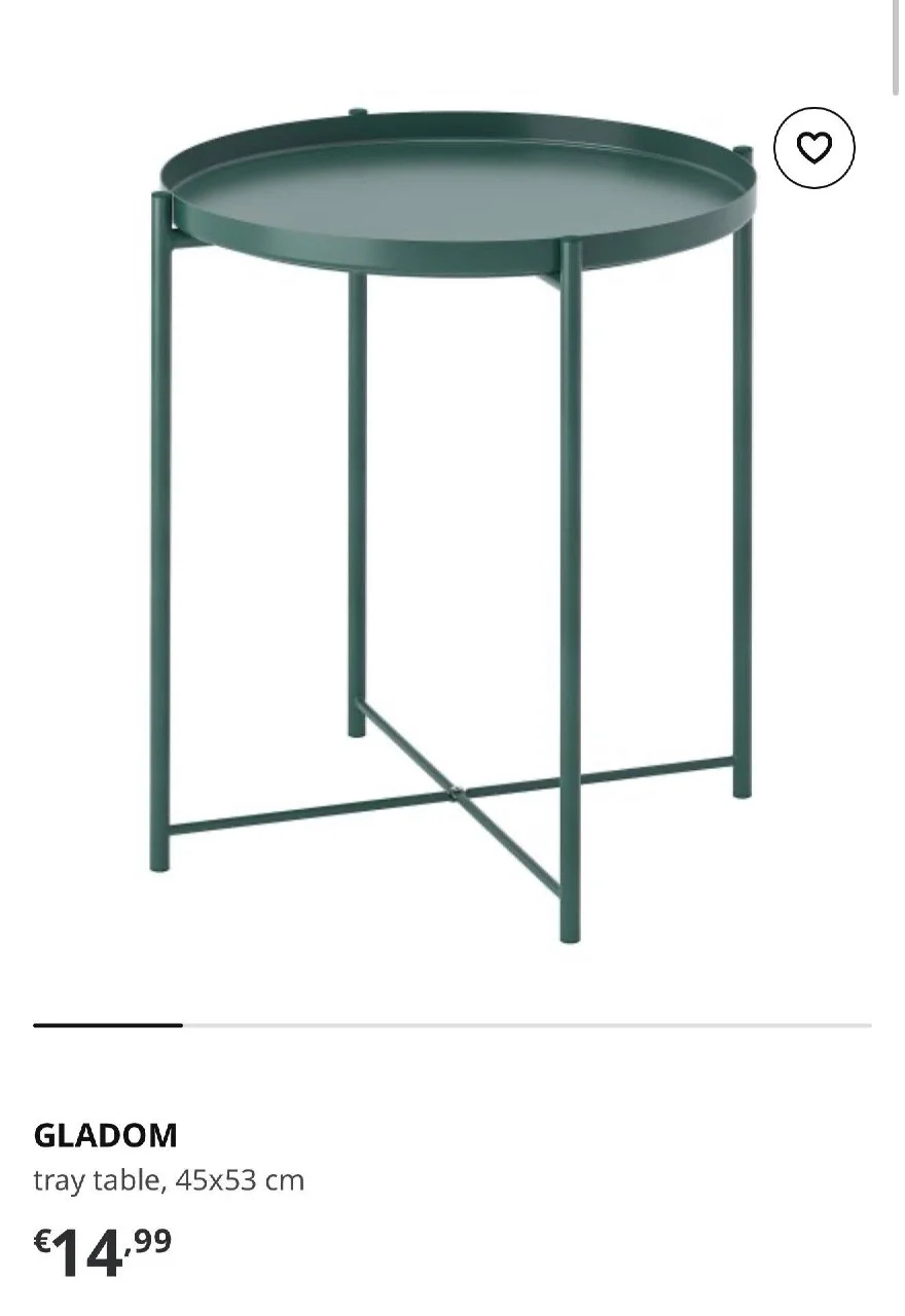 Столик IKEA GLADOM