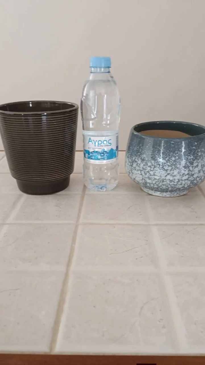 Керамические цветочные горшки, 2 шт.