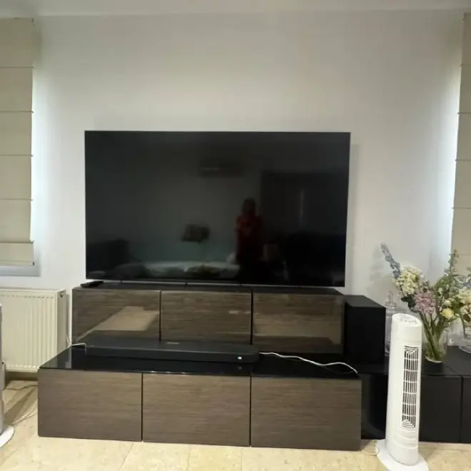 Ikea Modern TV Stand and Storage Cabinet Set