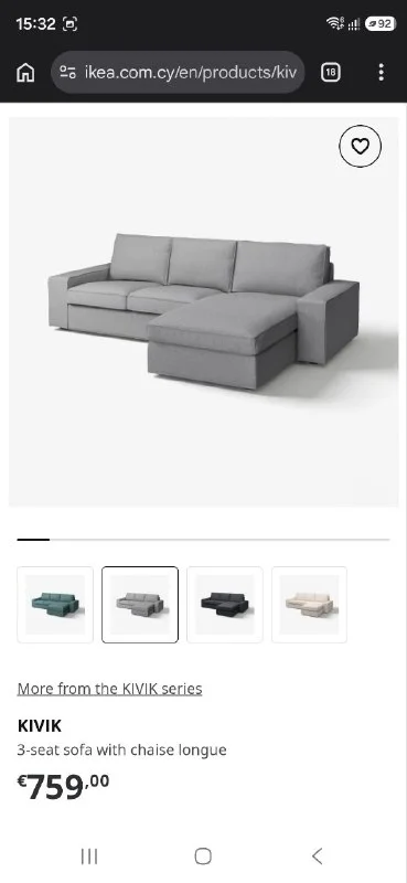 Диван Ikea Kivik