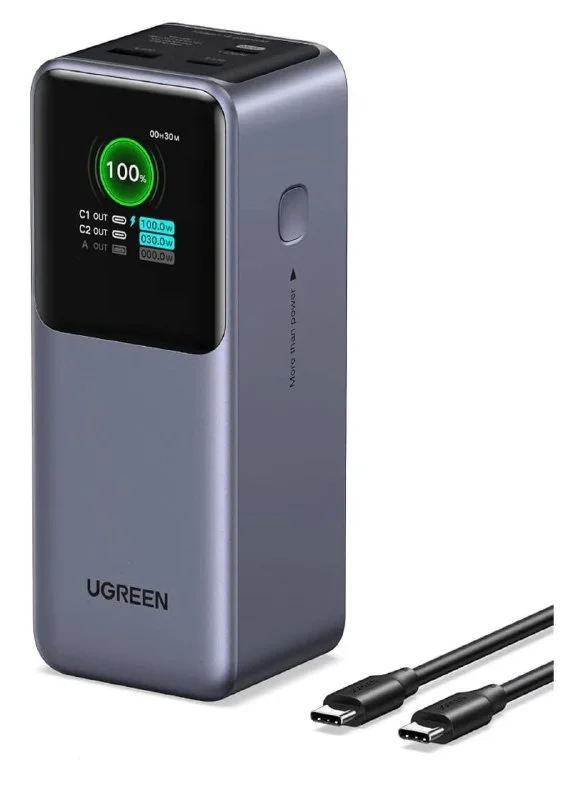 Повербанк UGREEN Nexode Pro 20000 мА·ч, 130 Вт