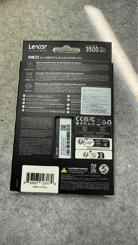 NVMe SSD Lexar NM620 2TB