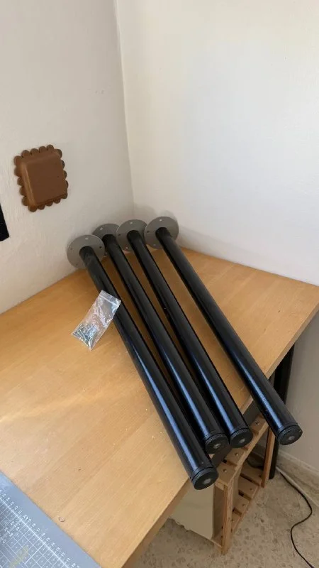 Ножки для стола IKEA ADILS, чёрные — 8 шт.