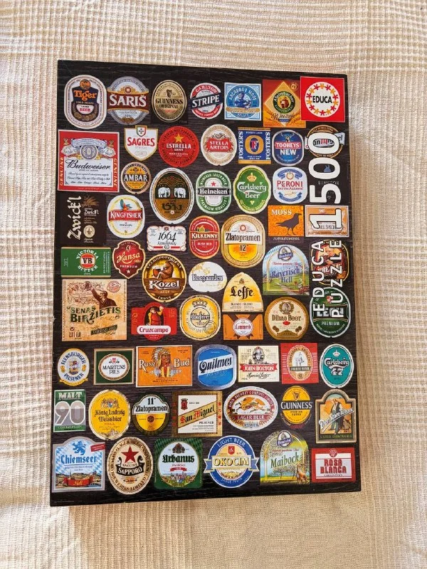 Пазл Educa с пивными этикетками, 1500 деталей