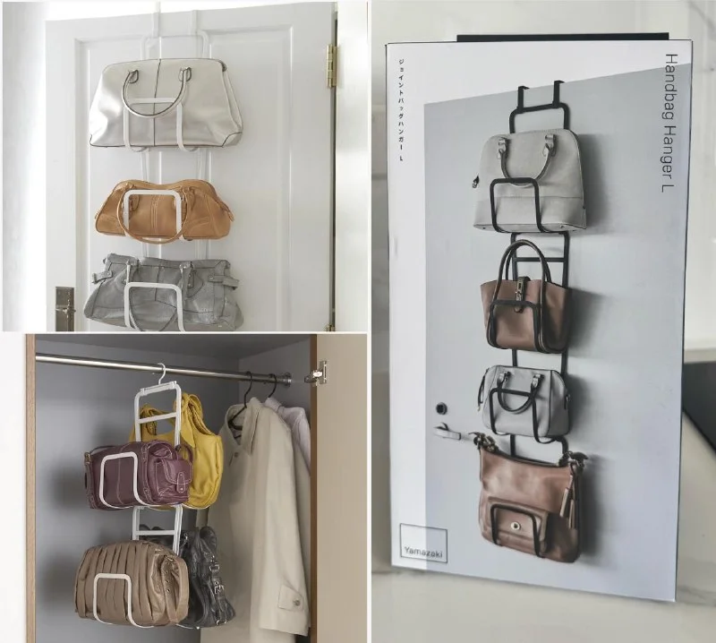 Новая подвесная система-органайзер для хранения сумок Yamazaki Handbag Hanger L